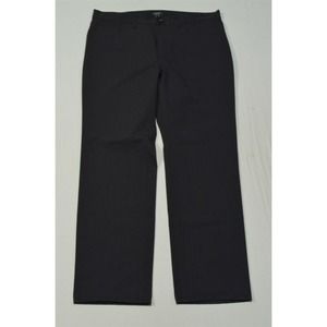 MEXX 36 x 31 Black Woven 5 Pocket Straight Dress Pants‎